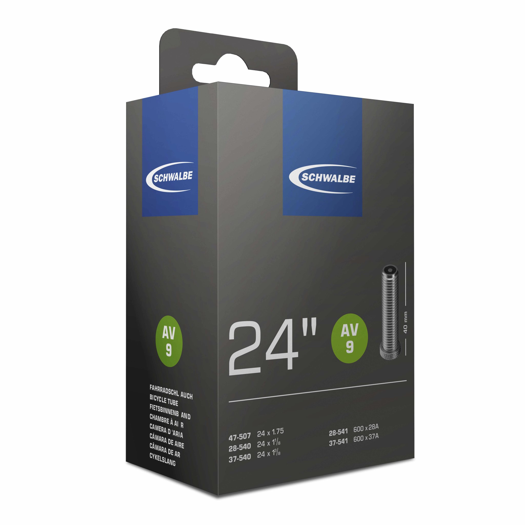 Камера 24" (28/47-507/541) Schwalbe AV9 40mm AGV IB фото 