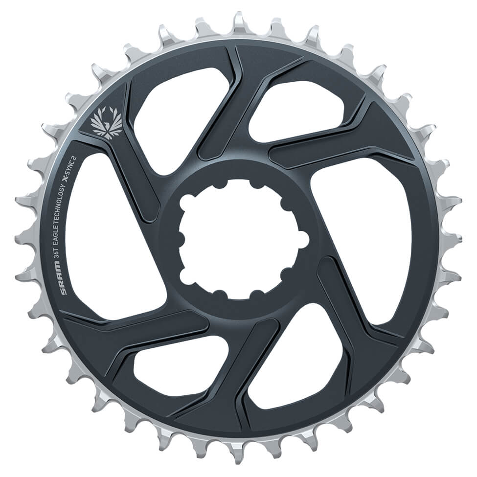 Зірка до шатуна Sram X-SYNC 2, Direct Mount 6 mm Offset Eagle, 36T, 1х11/12-шв., сіра фото 