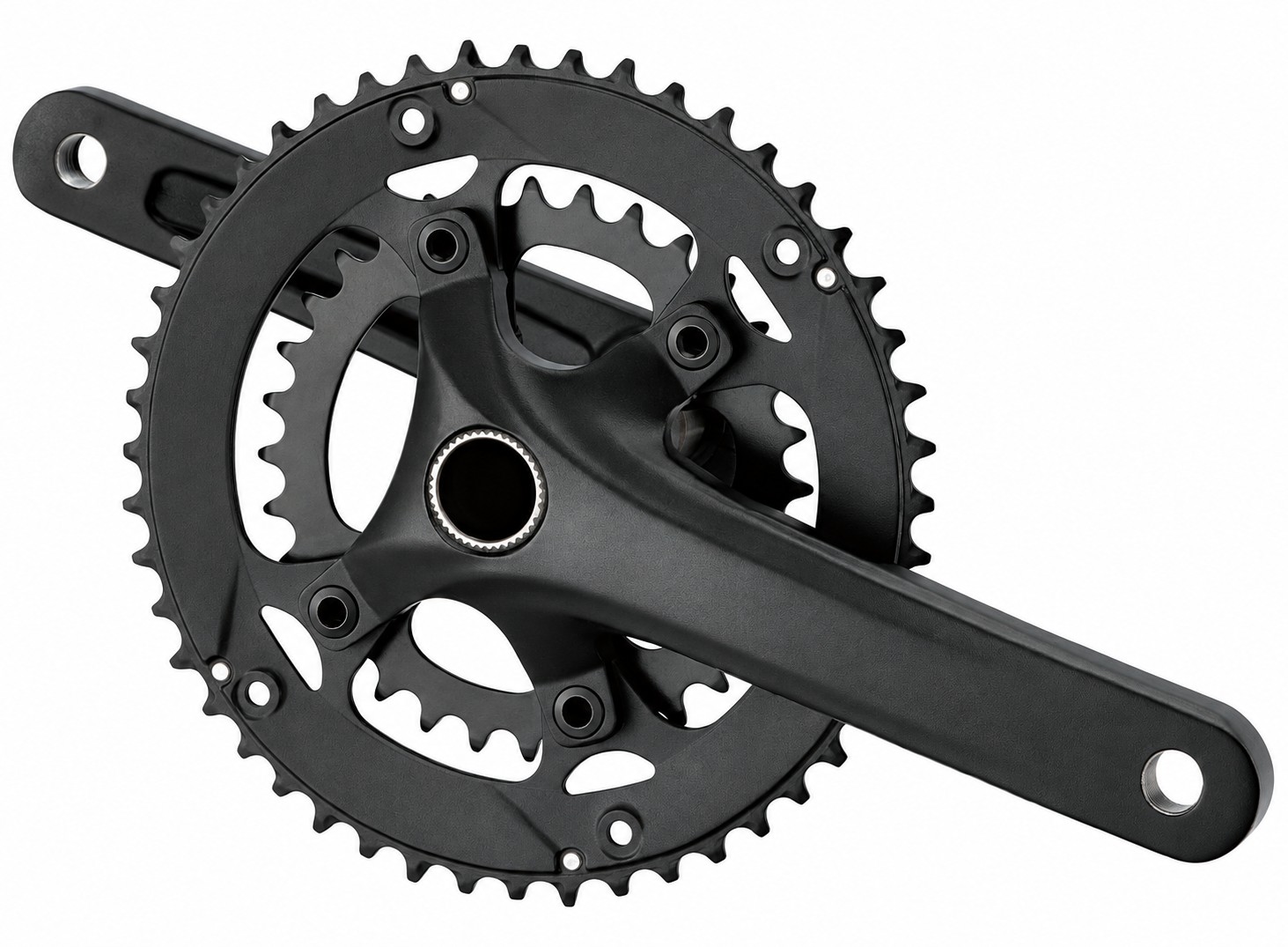 Комплект шатунів PROWHEEL RPL-521-TT, (11S/10S/9S), 175mm, 48T/32T black фото 