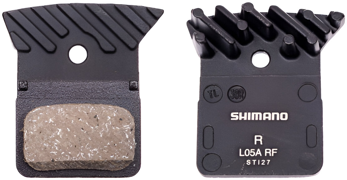 Колодки тормозные Shimano L05A +радиатор, для DURA-ACE/ULTEGRA/105/GRX/SHIMANO, полимер/resin фото 