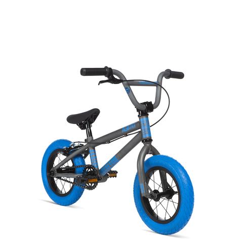 Велосипед 12" Stolen AGENT рама - 13.25" 2020 MATTE RAW SILVER W/ DARK BLUE TIRES фото 2
