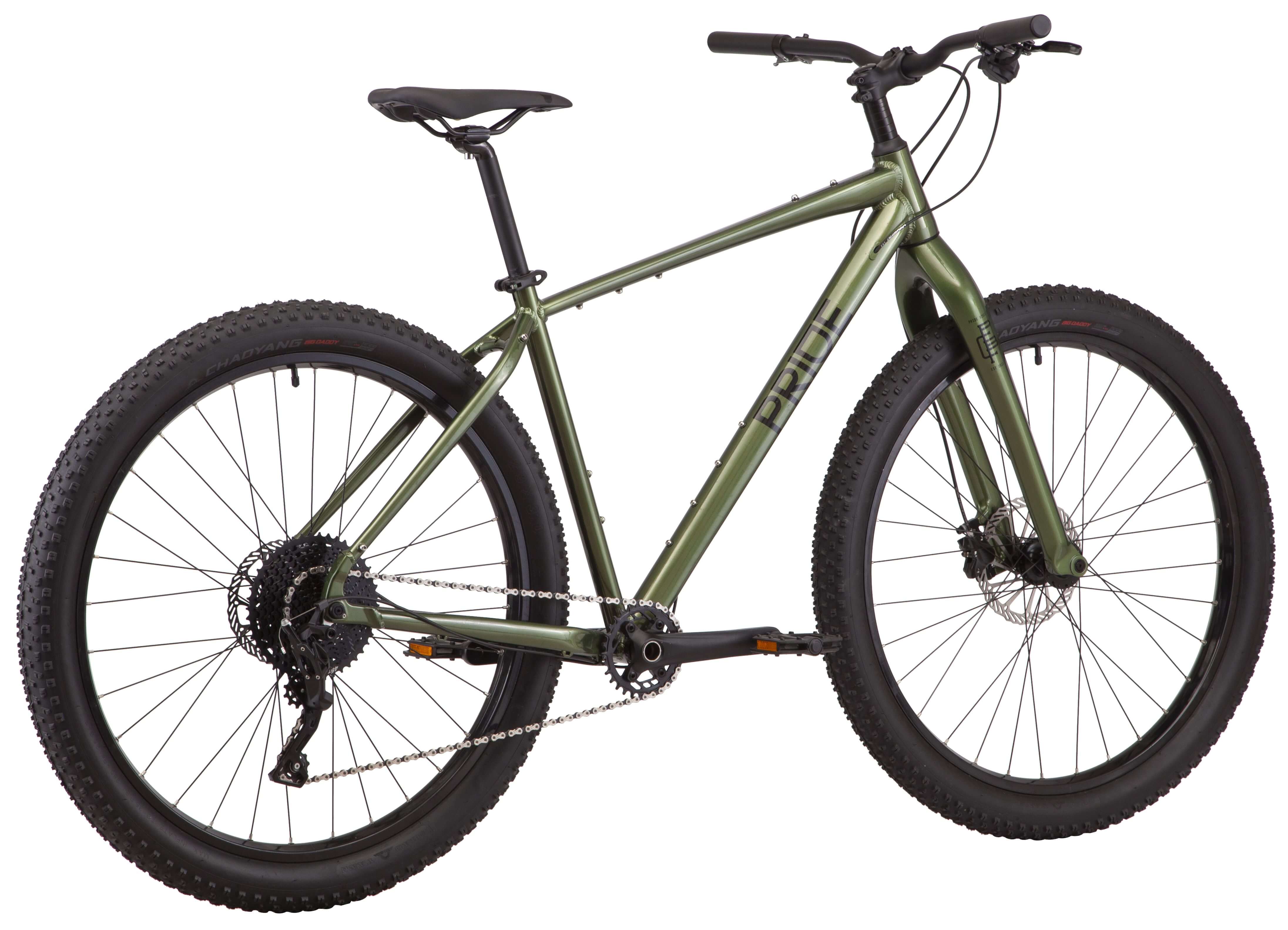 Велосипед 29+" Pride STEAMROLLER рама - XL 2024 зелений фото 3