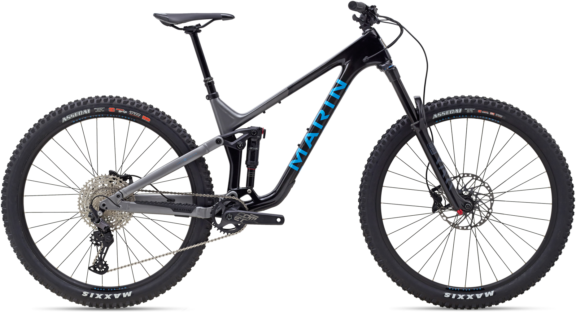 Велосипед 29" Marin Alpine Trail Carbon 1 рама - XL 2024 Gloss Black/Blue фото 