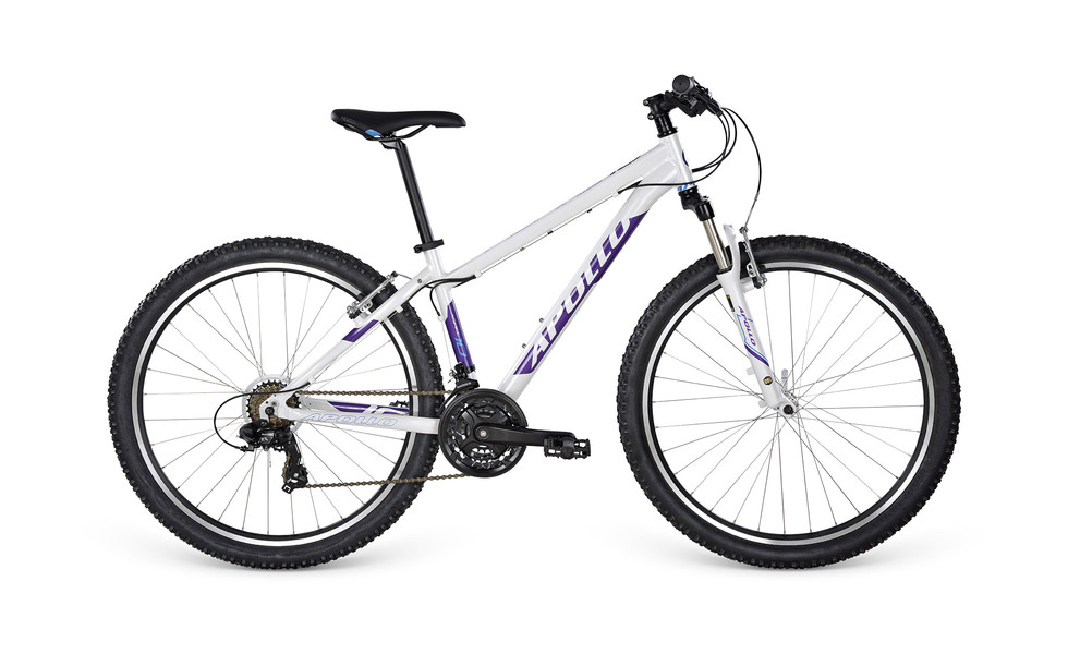 Велосипед 27,5 "Apollo ASPIRE 10 WS рама - S gloss White/gloss Purple/gloss Blue фото 