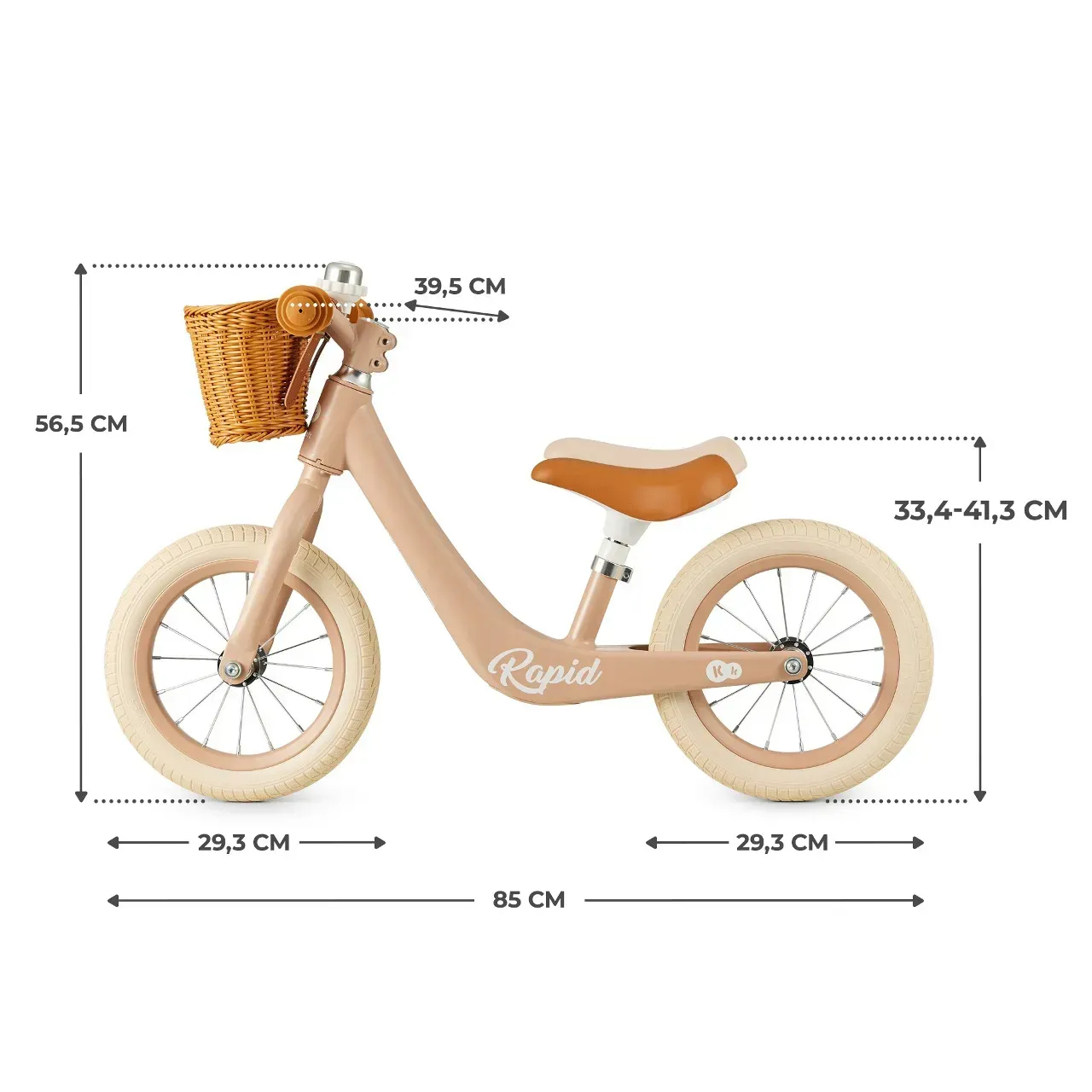 Біговел 12" Kinderkraft Rapid 2 Pink фото 2