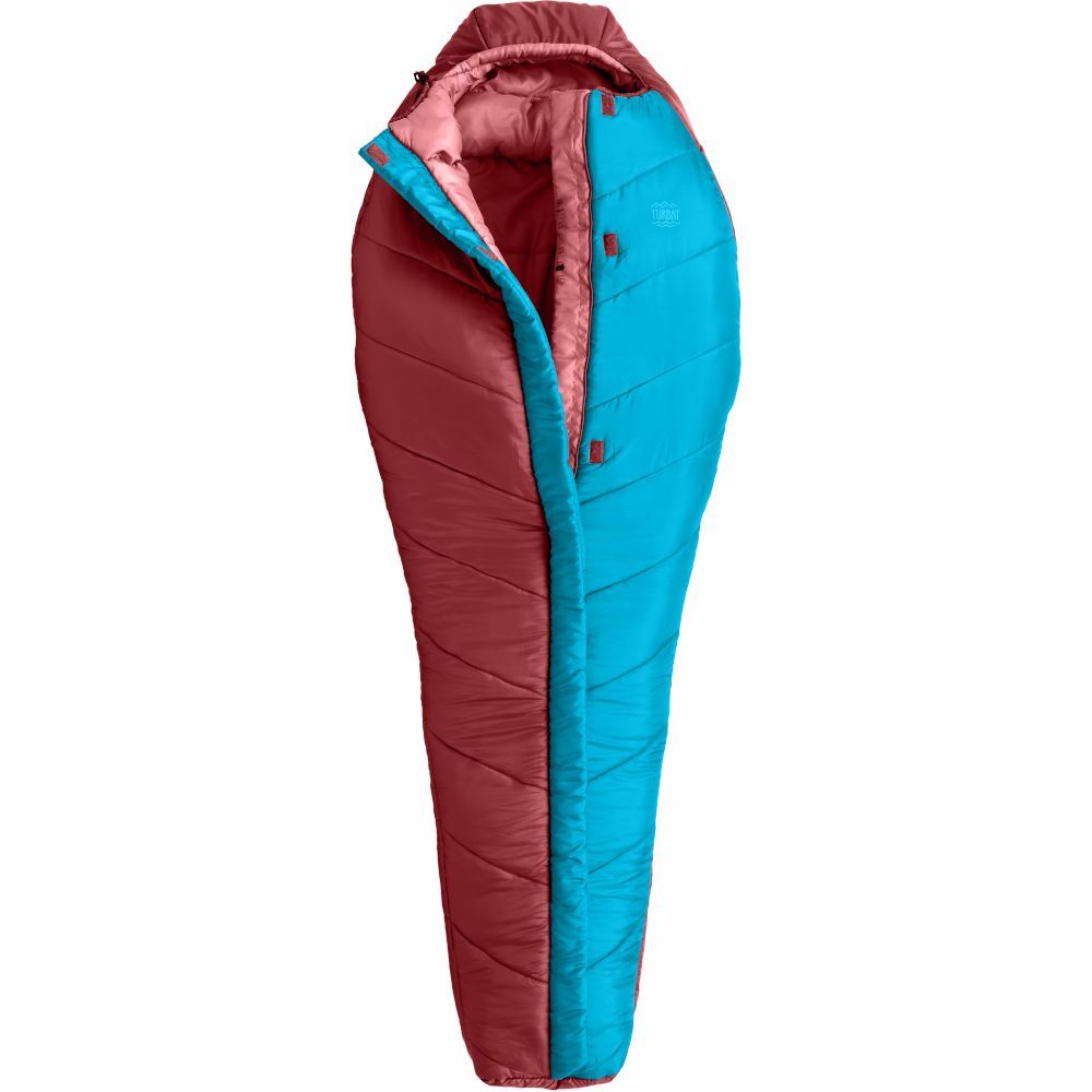 Спальный мешок Turbat VOGEN WINTER, 185 см, терракотовый/бирюзовый фото 