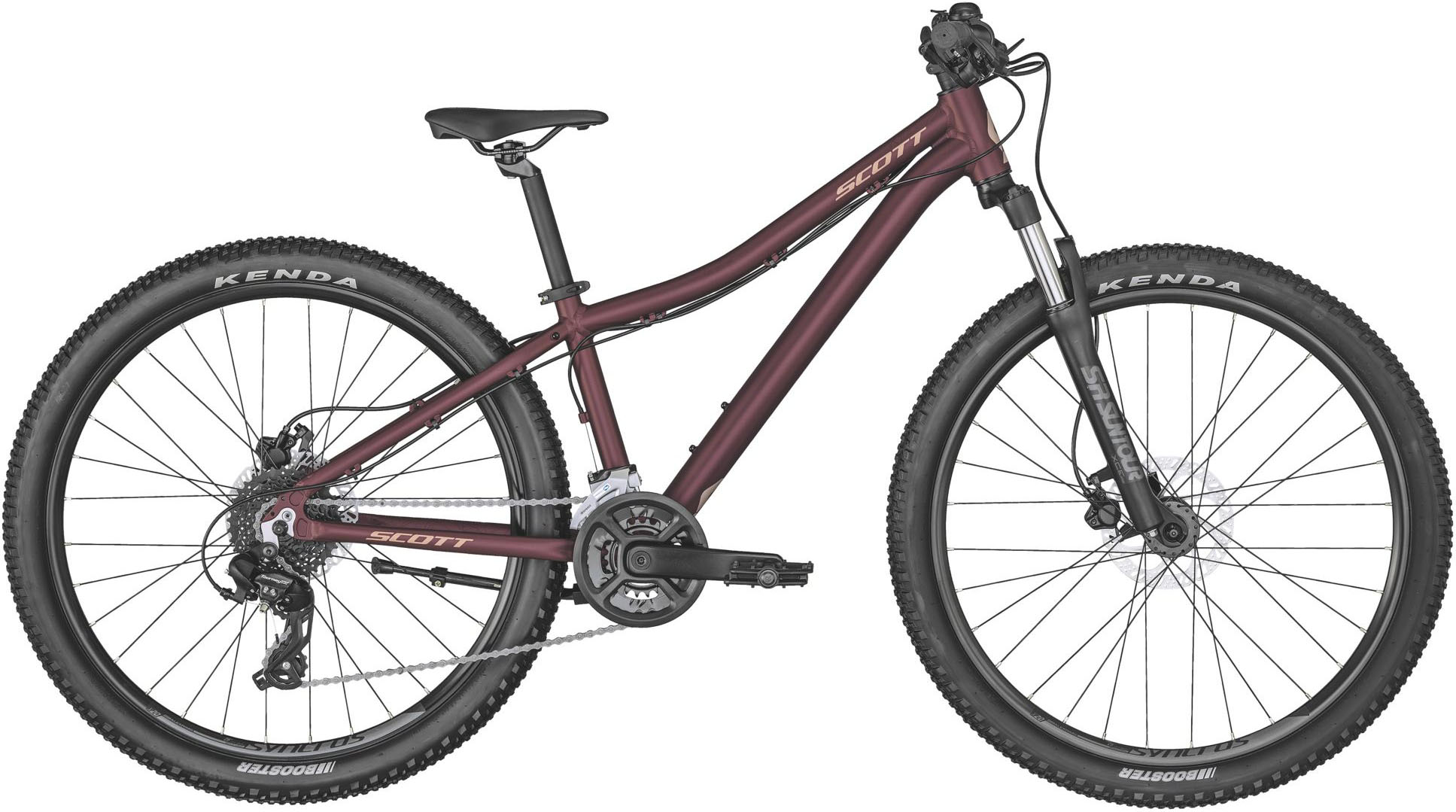 Велосипед 26" Scott CONTESSA 26 DISC (CN) 2023 OS, бордовий