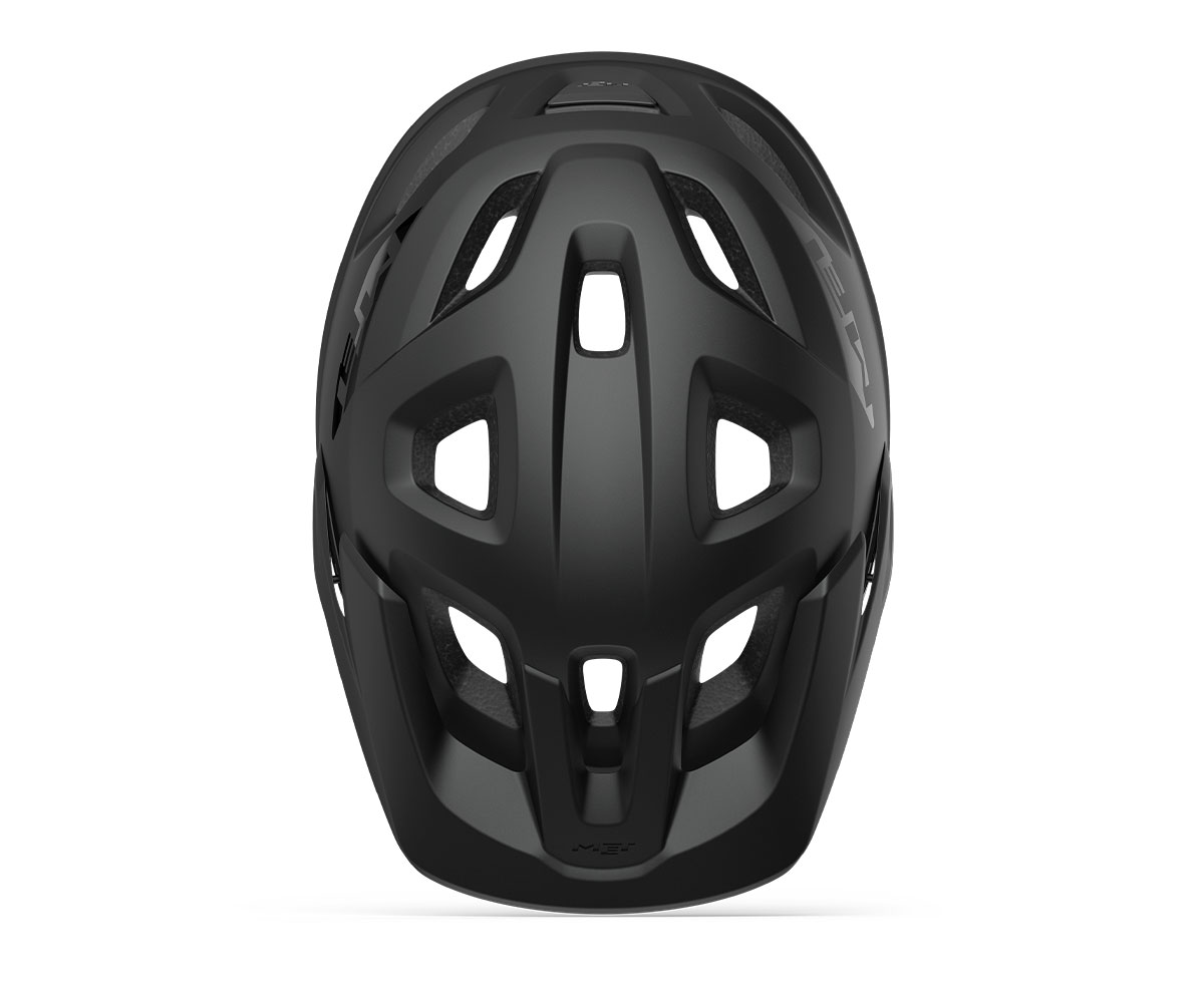 Шлем Met ECHO CE размер S/M (52-57), black matt/glossy, черный матовый/глянцевый фото 4