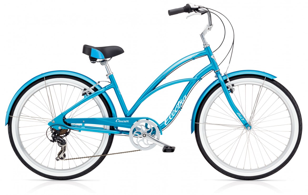 Велосипед 26" Electra Cruiser Lux 7D Ladies' Blue Metallic фото 