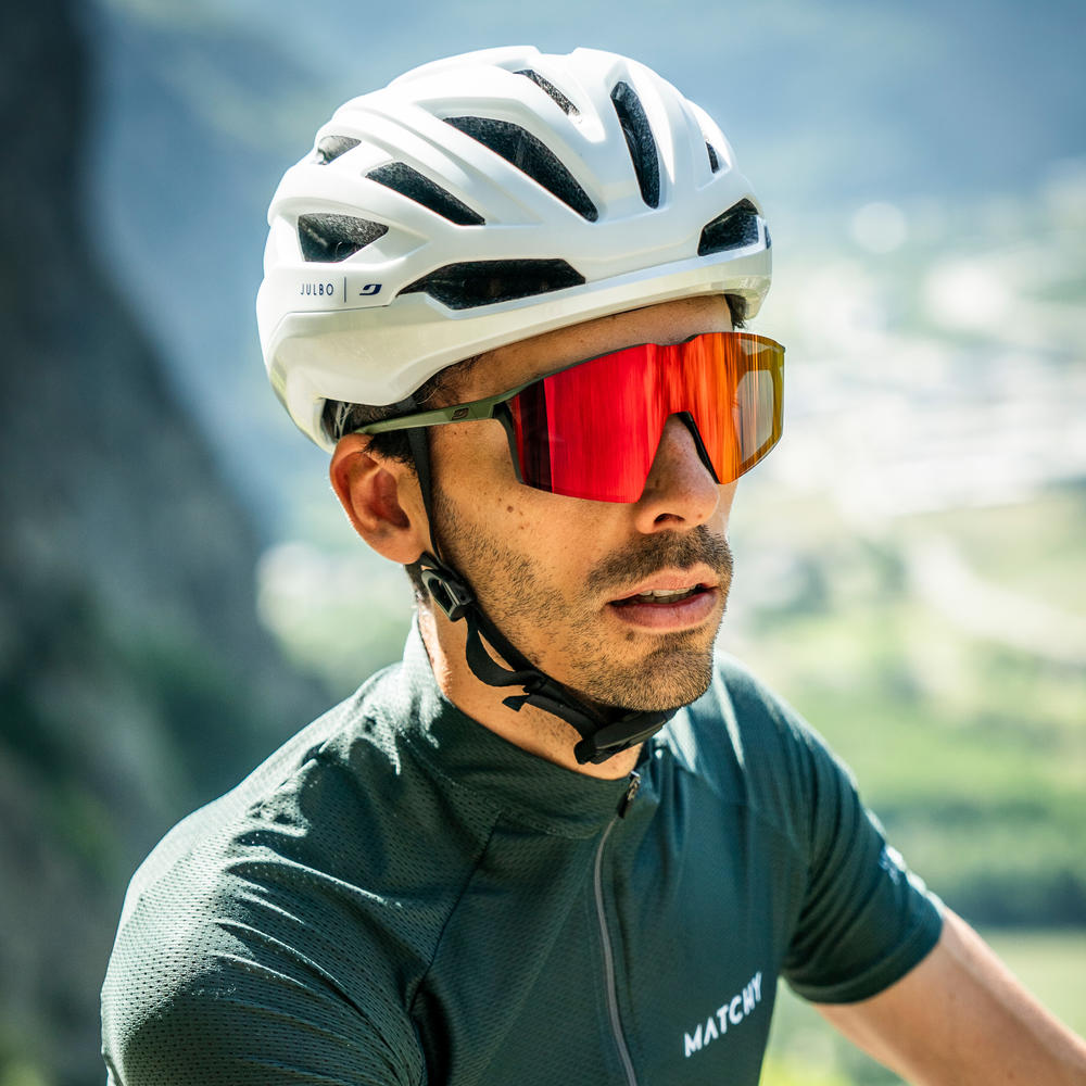 Окуляри Julbo EDGE SPECTRON 3+SPECTRON 0, хакі, червона+прозора лінзи фото 7