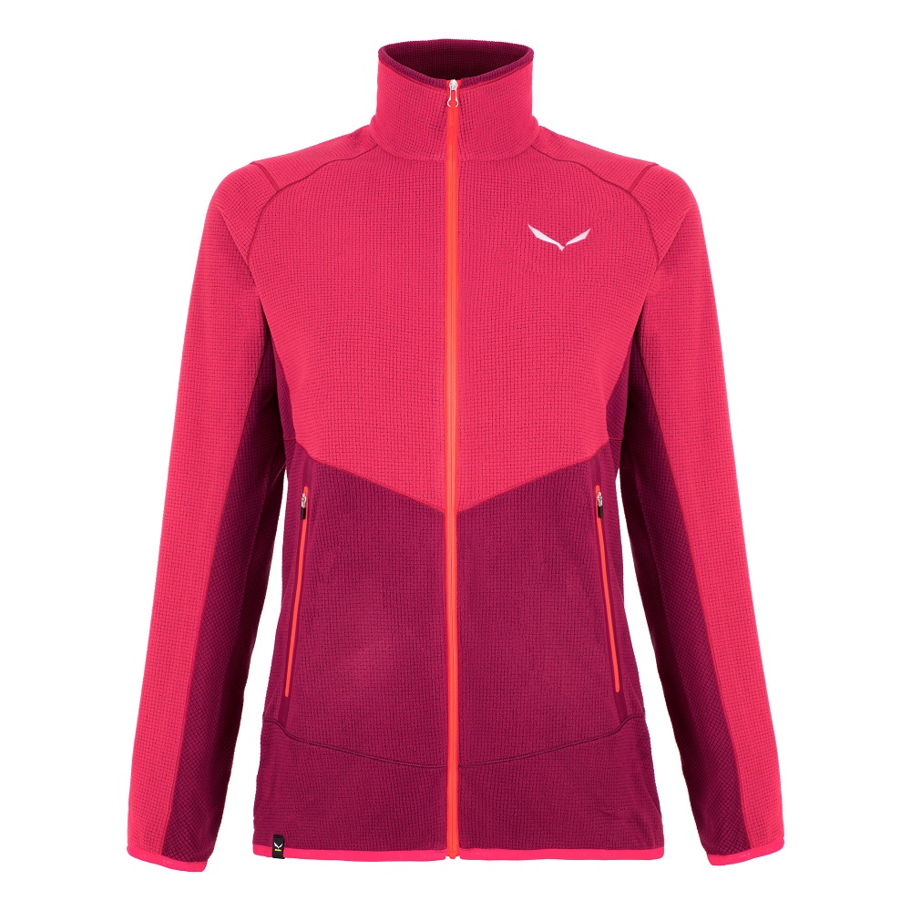 Флис Salewa W PAGANELLA JKT 27925 6361 женский, размер S, фиолетовый фото 