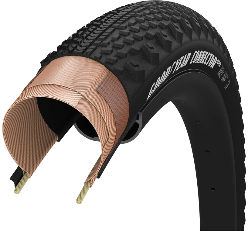 Покрышка 700x45 (45-622) GoodYear Connector Inter, Race, Dynamic:UHP, Folding, Black фото 