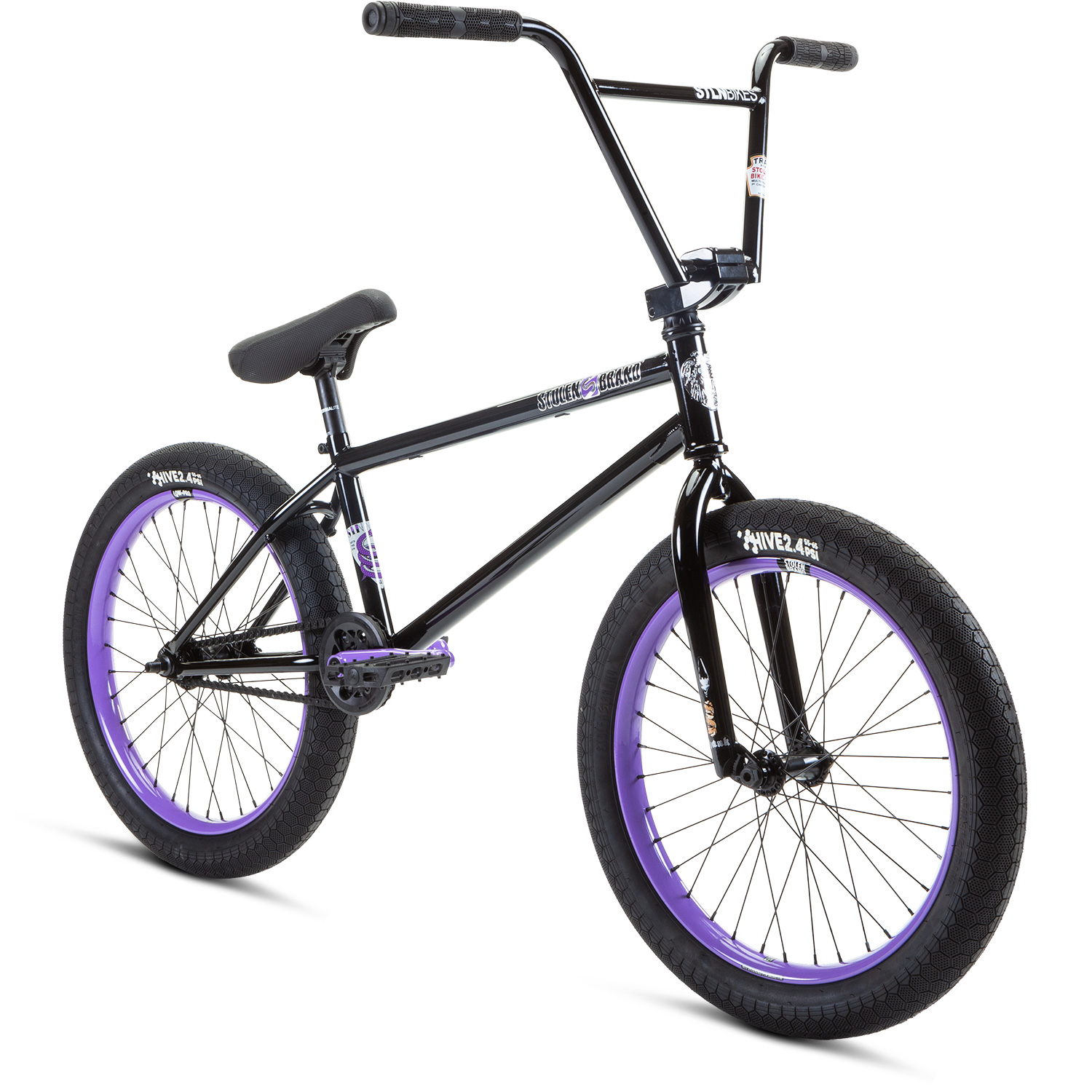Велосипед 20" Stolen SINNER FC XLT RHD 21.00" BLACK W/ VIOLET (Pivotal seat) A2 фото 2