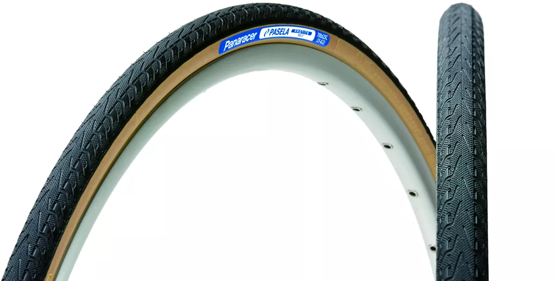 Покришка 700x28C Panaracer Pasela ProTite, Wire, чорна з бежевою боковиною фото 2