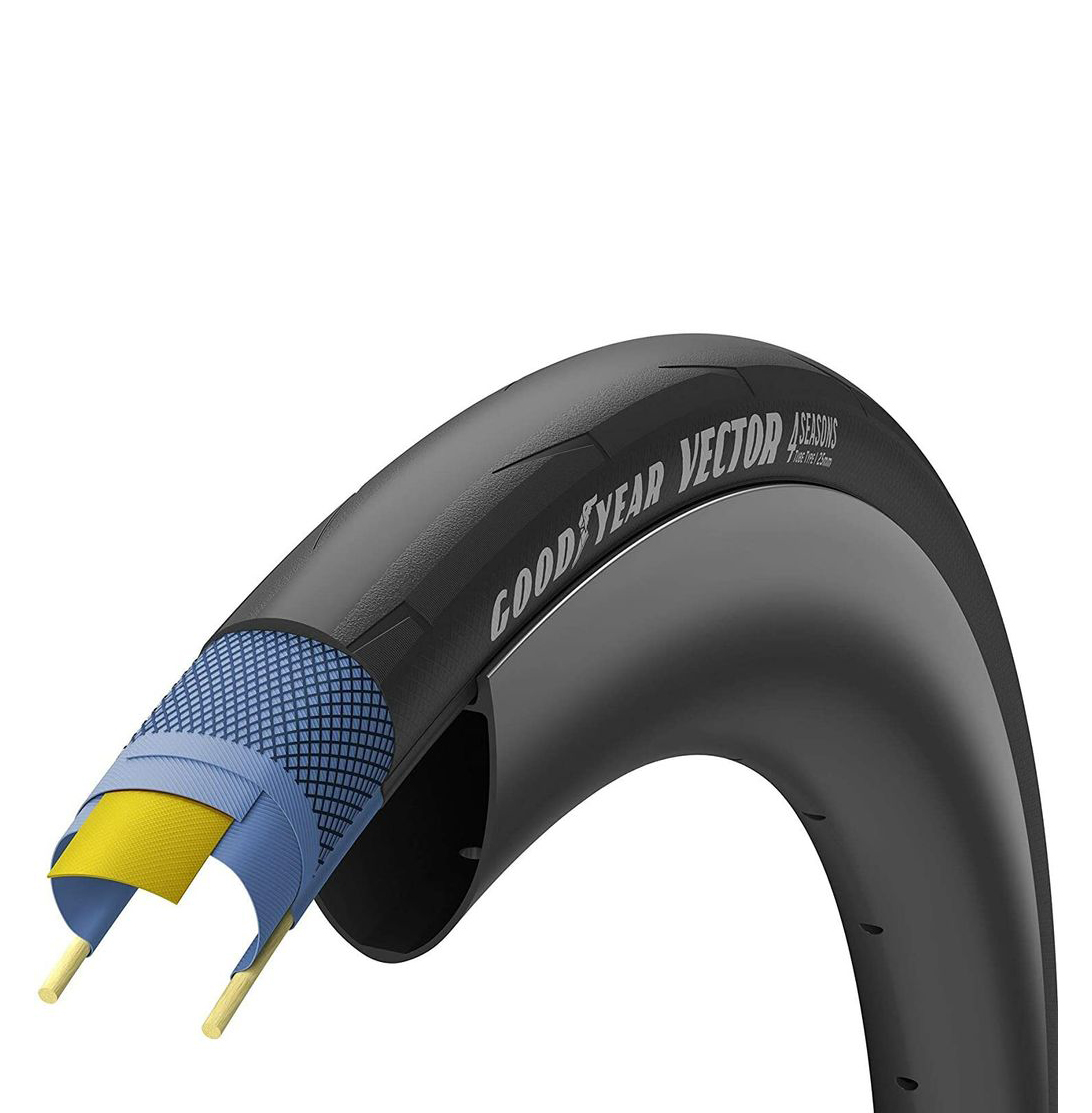 Покрышка 700x30 (30-622) GoodYear VECTOR 4Seasons Tubeless Complete, Black фото 