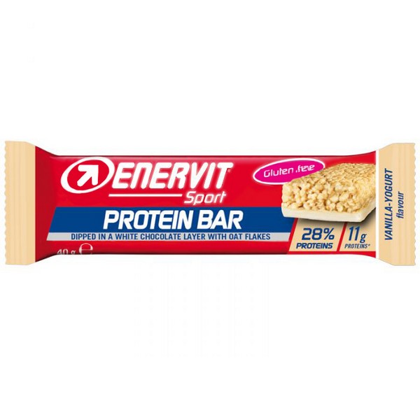 Протеїновий батончик Enervit Sport Protein Bar,Ванільний Йогурт 28%, 40г фото 