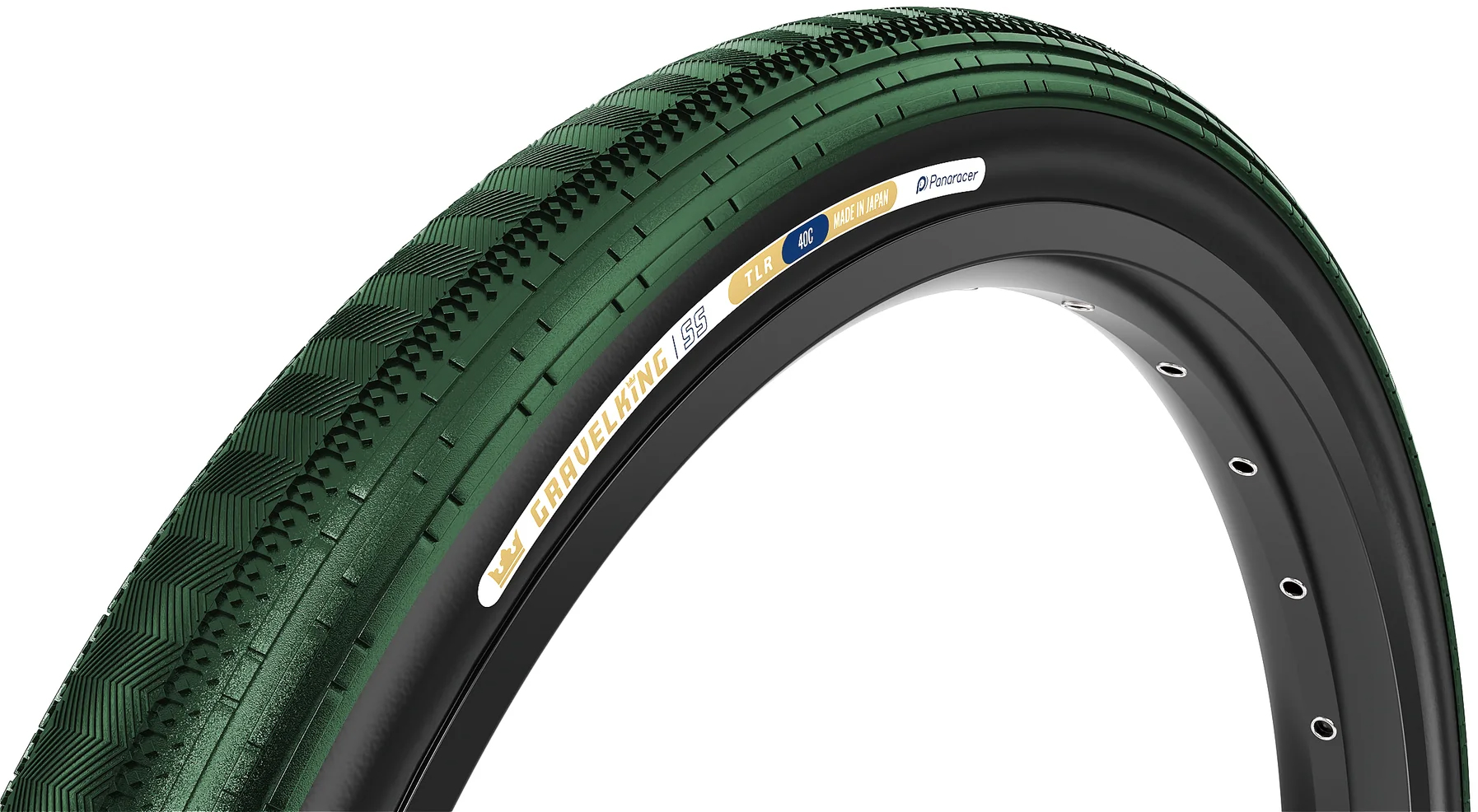Покришка 700x40C Panaracer GRAVELKING SS GEN2 Limited Edition 2026, British Racing Green/Black фото 2