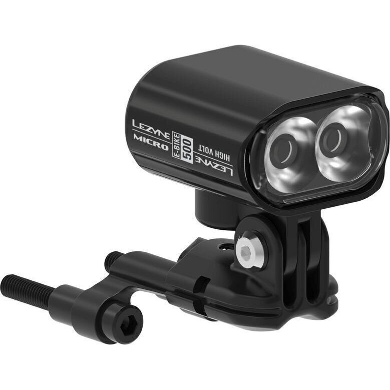 Фара передня для електровелосипеда Lezyne EBIKE MICRO DRIVE 500 HIGH VOLT, 500 Лм, чорна фото 