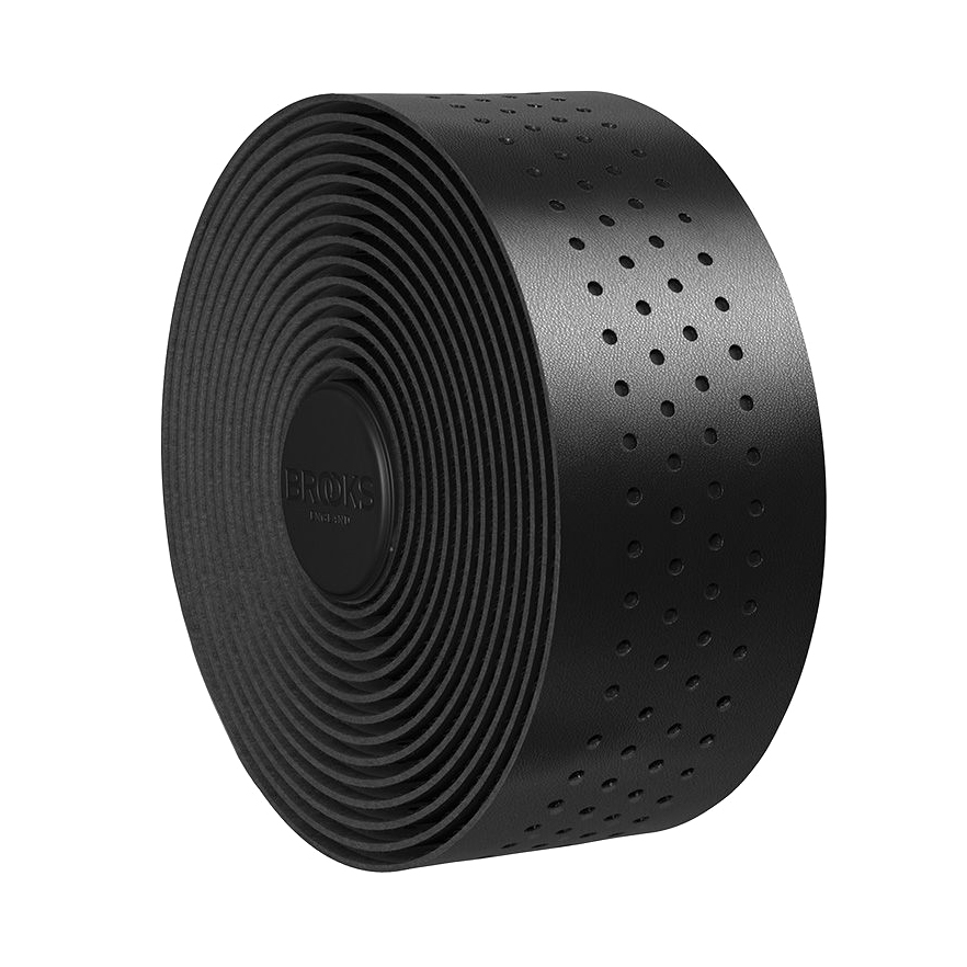 Обмотка керма Brooks Microfiber Bar Tape Black фото 