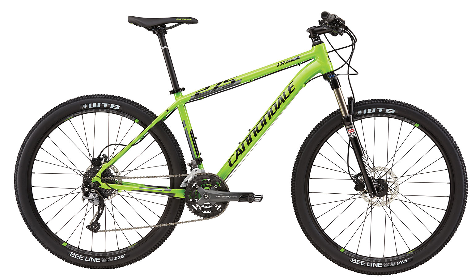 Велосипед 27,5 "Cannondale TRAIL 4 рама - M зелений 2016 фото 