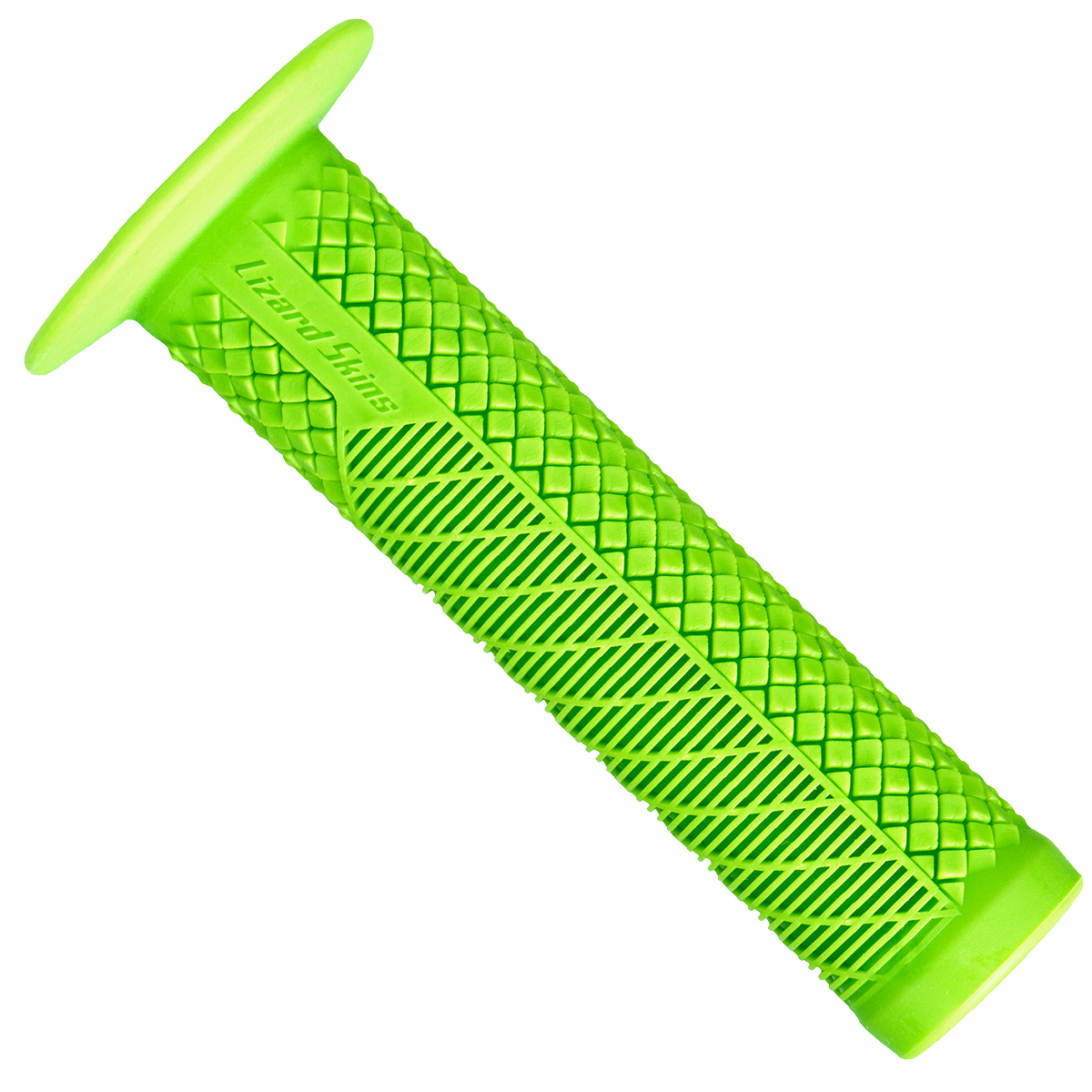 Гріпси Lizard Skins CHARGER EVO WITH FLANGE 140мм, одинарний компаунд, зелені фото 