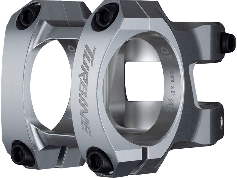 Вынос руля RaceFace TURBINE 2027, 32 мм, Ø35 мм, 0°, Silver фото 
