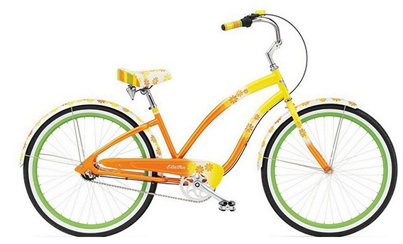 Велосипед 26" Electra Daisy 3i Ladies' Al Yellow fade фото 