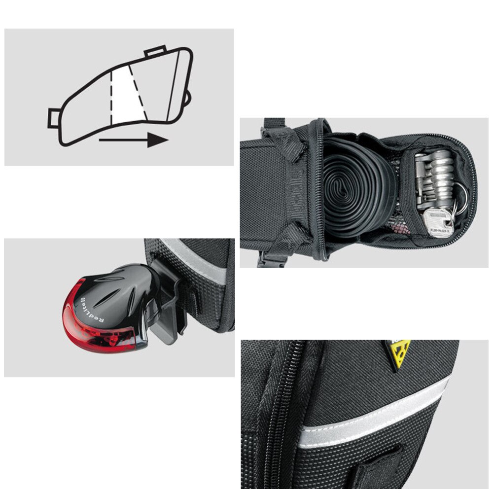 Сумка підсідельна Topeak Aero Wedge Pack Medium, 0.98-1.31L фото 2