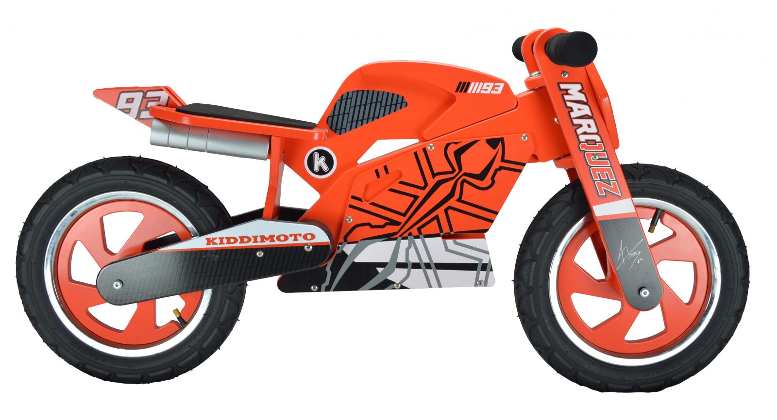 Беговел 12" Kiddimoto Heroes деревянный, с автографом Mark Marques 2016 фото 2