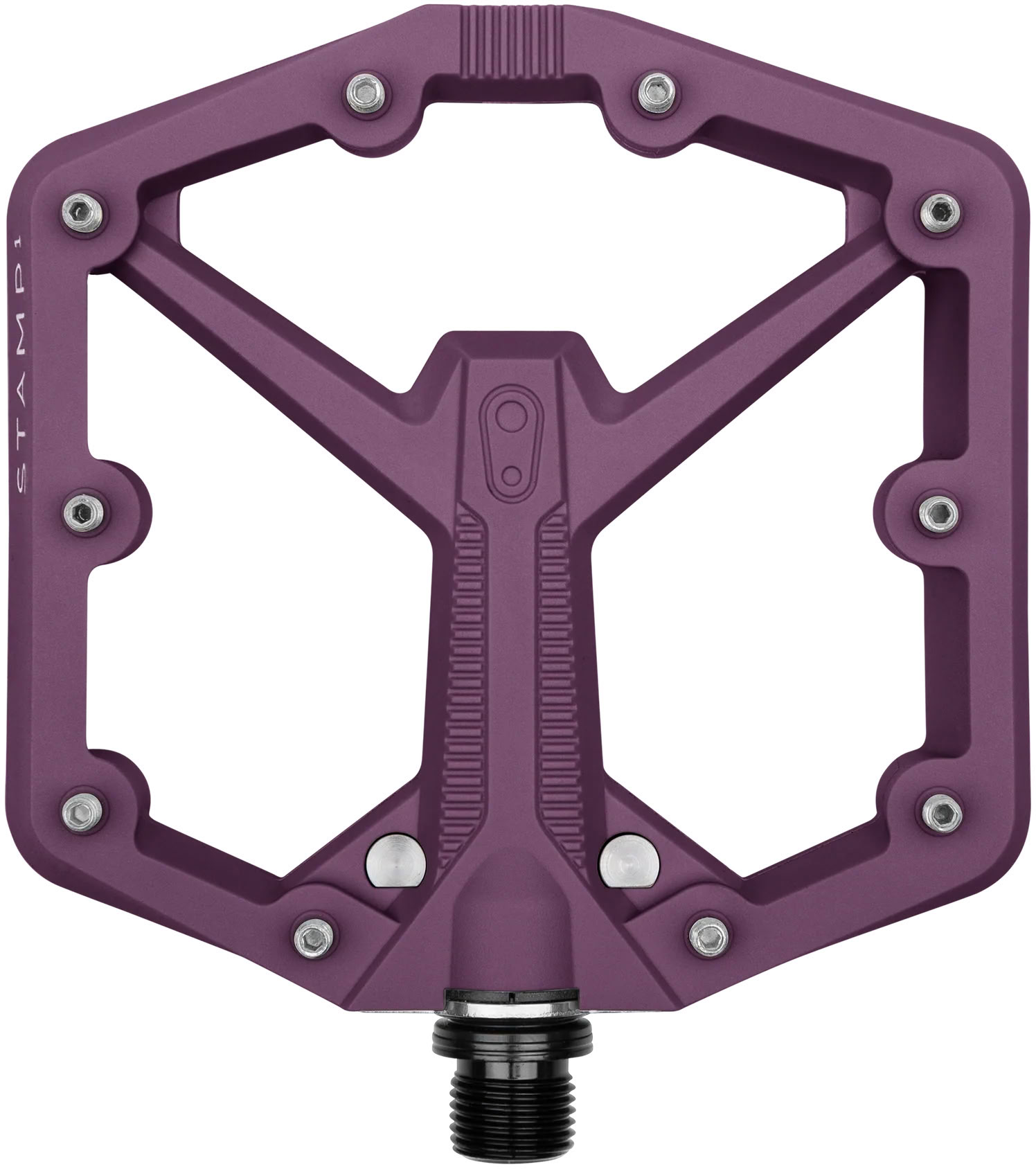 Педали Crankbrothers STAMP 1 (GEN. 2), размер S (37-43 eu), фиолетовые фото 