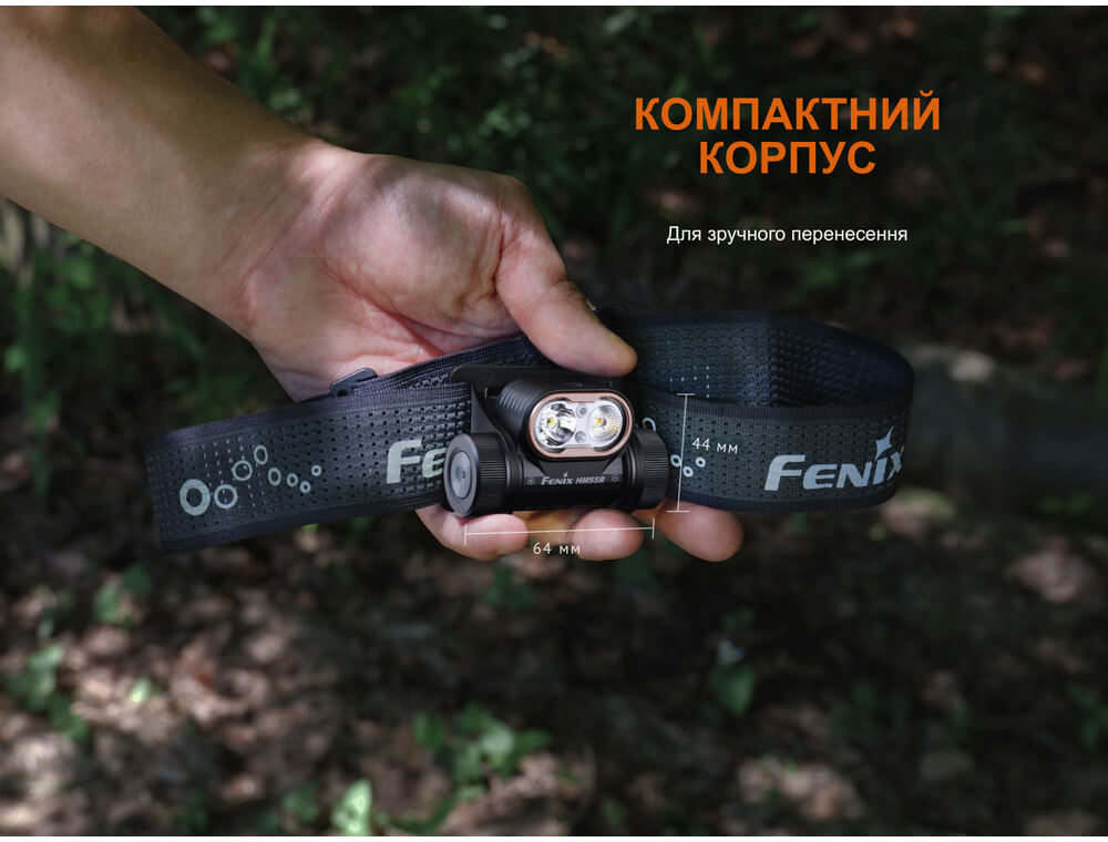 Фонарь налобный Fenix HM55R, фиолетовый фото 16