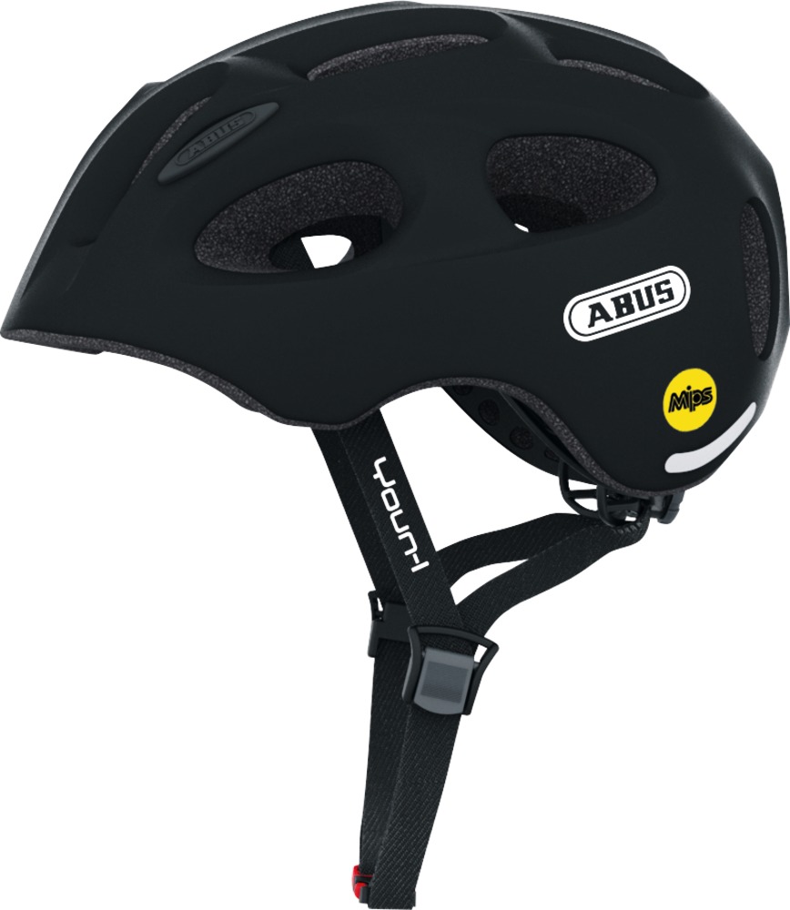Шлем детский ABUS YOUN-I MIPS, размер S (48-54 см), Velvet Black, черный фото 