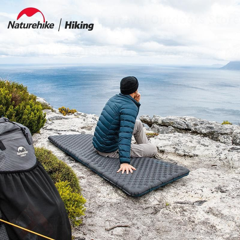 Коврик надувной Naturehike CNH22DZ018, 196x120x7 см, черный фото 5