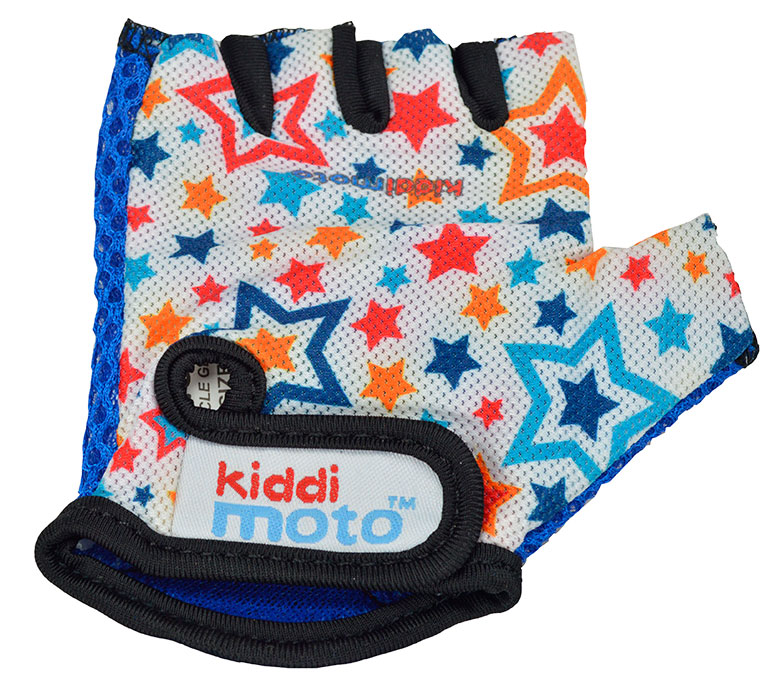 Перчатки детские Kiddimoto Stars, размер М на возраст 4-7 лет фото 