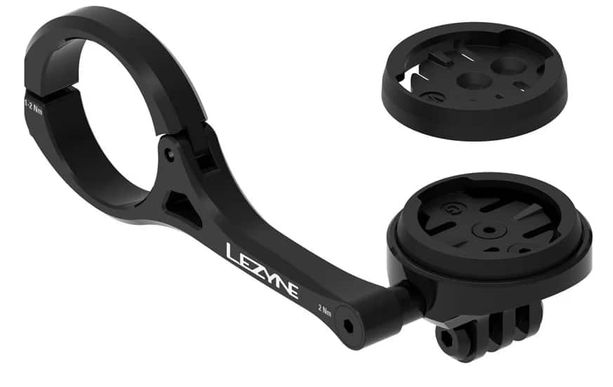 Крепление компьютера Lezyne GARMIN/WAHOO GPS FORWARD MOUNT WITH GoPro фото 