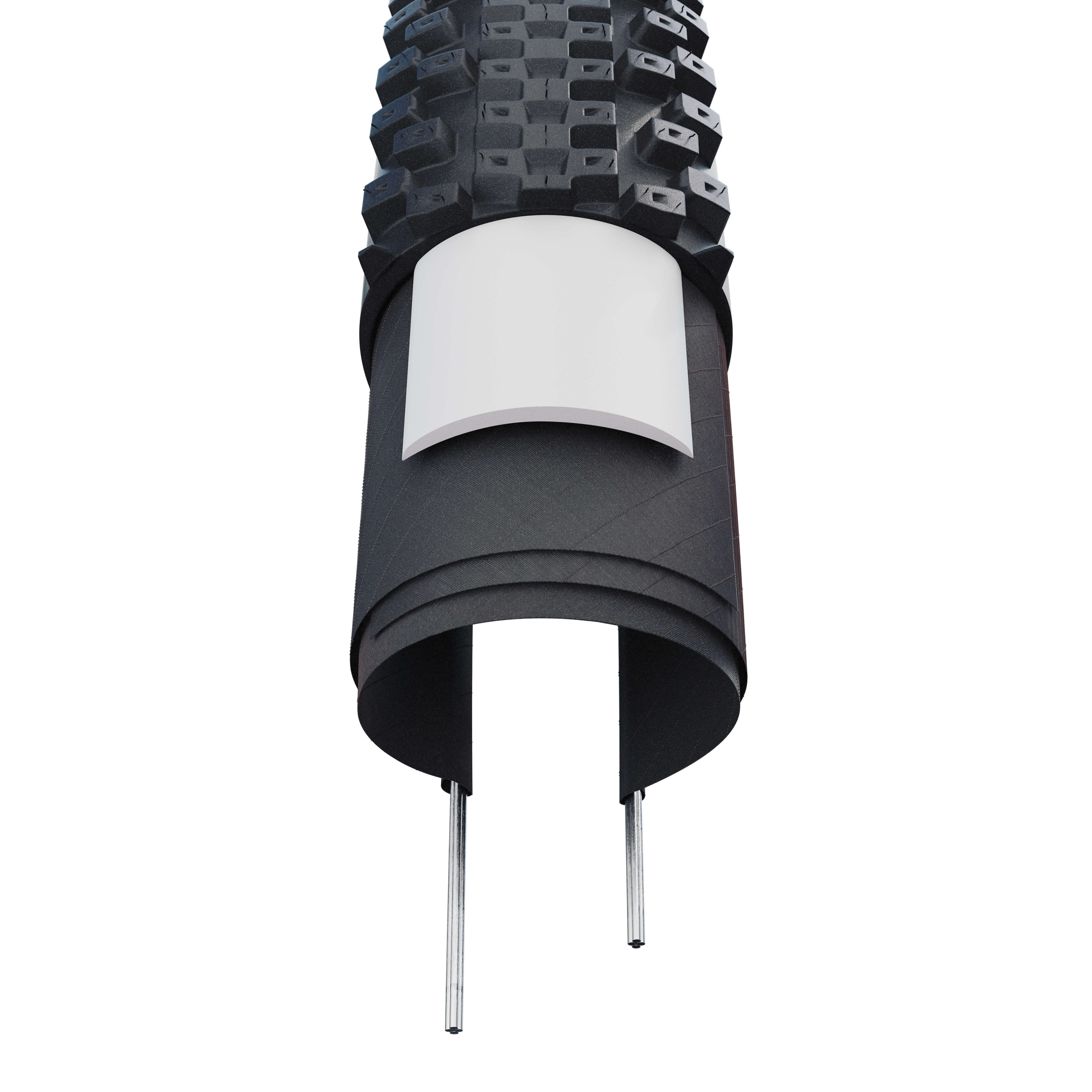 Покрышка 27.5x2.60 (65-584) SCHWALBE ADVANCER HYBRID PunctureGuard B/B-SK+RT HS636 GREEN 50EPI фото 3