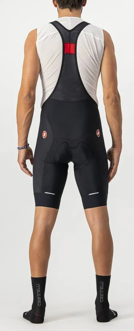 Велотруси Castelli Competizione на лямках чоловічі чорні XL фото 2