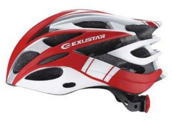 Шлем EXUSTAR BHM106 размер S/M 55-58см красный фото 