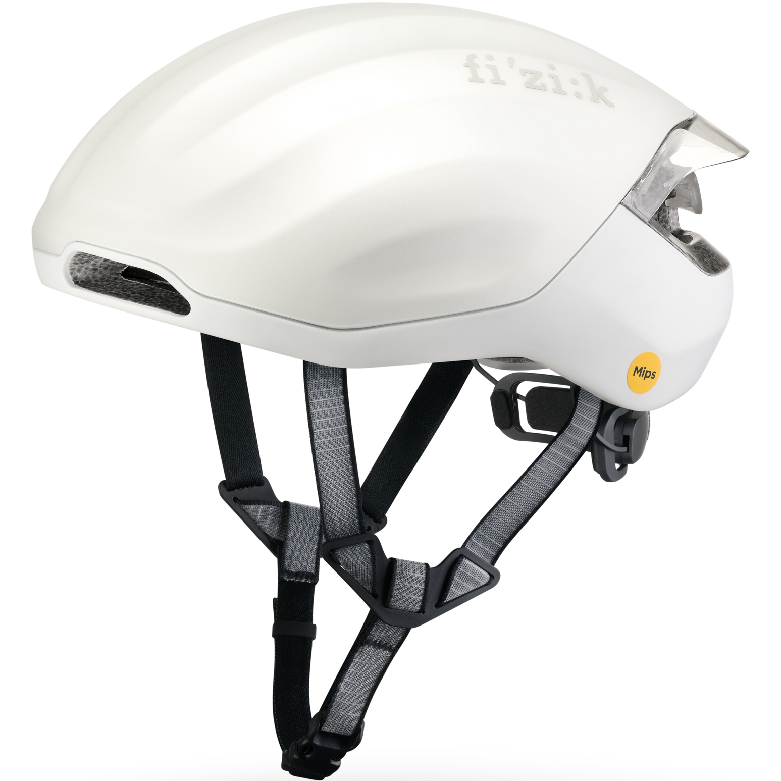 Шолом Fizik Kudo Aero MiPS з мигалкою білий розмір L (59-61 см) фото 3