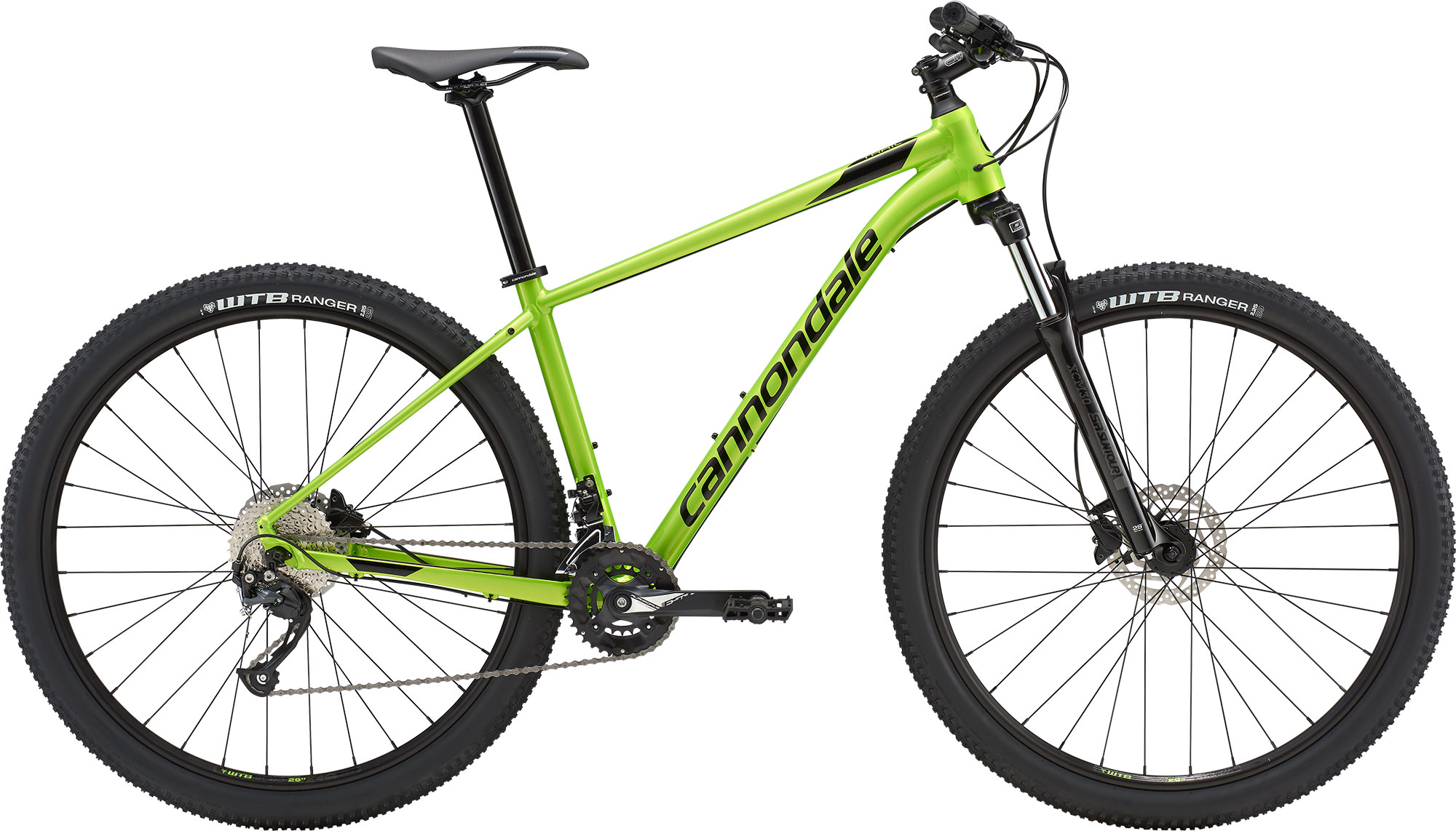 Велосипед 29" Cannondale TRAIL 7 рама - 2X 2019 AGR салатовый фото 