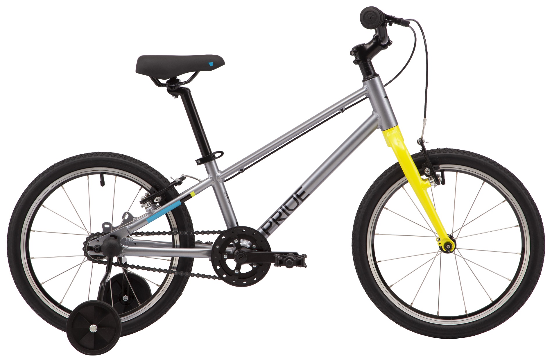 Велосипед 18" Pride GLIDER 18 серый A3 фото 