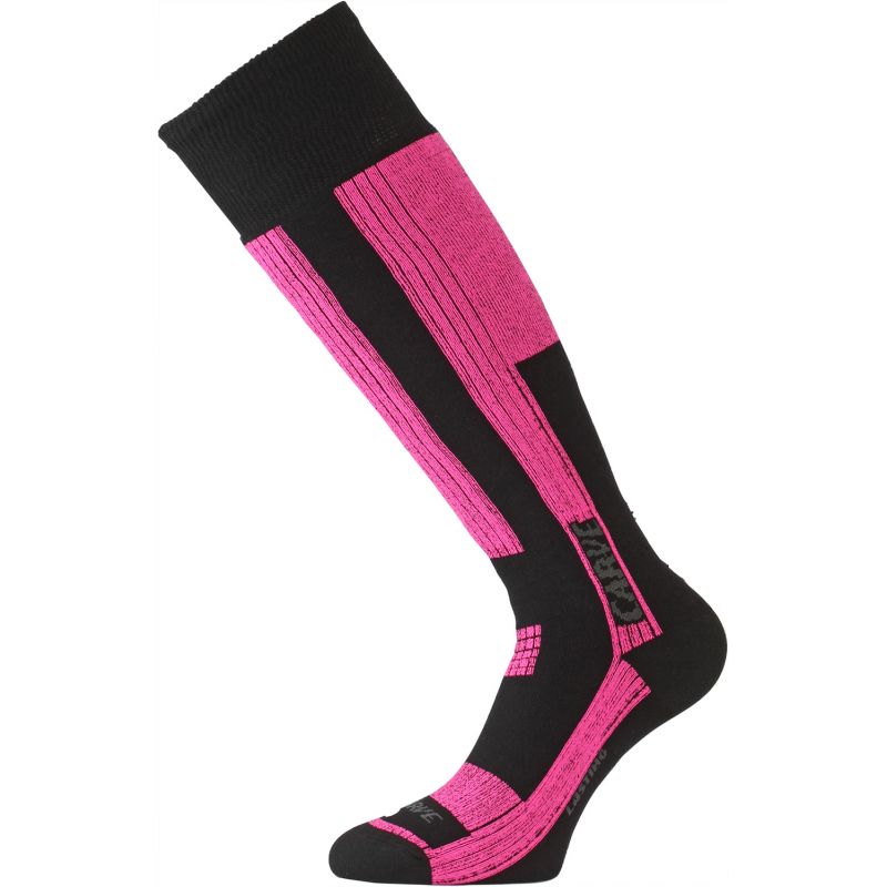 Термоноски Lasting лыжи SKG 904, размер S, черные/розовые фото 