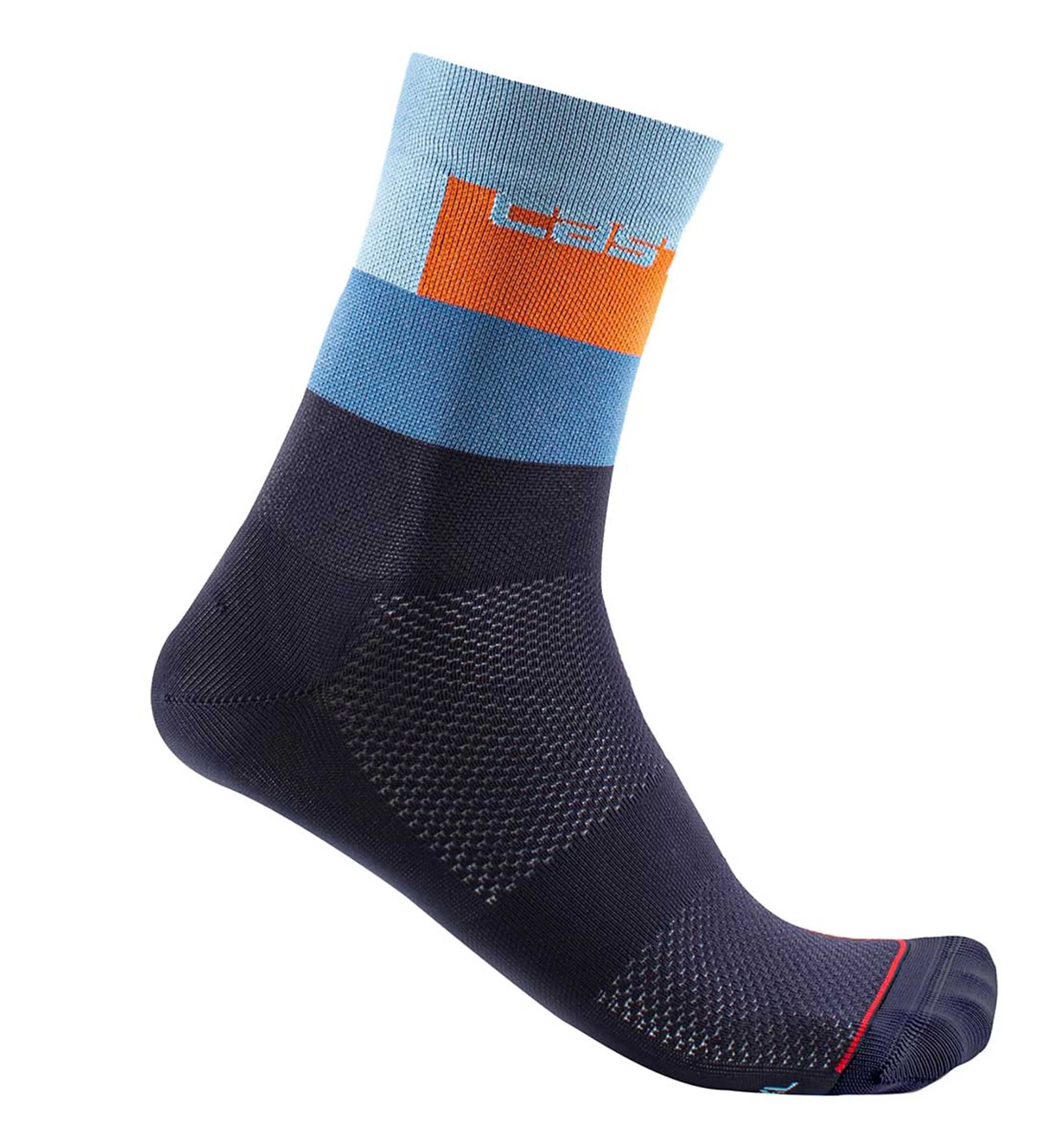 Шкарпетки Castelli Blocco 15 сині р 40-43 L/XL