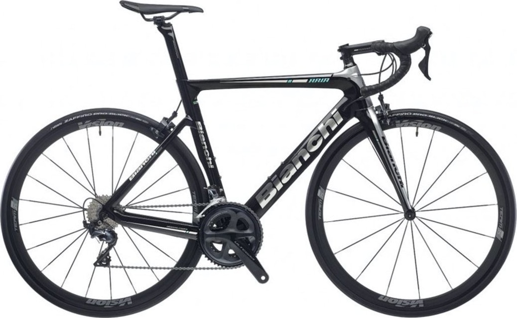 Велосипед 28" Bianchi ARIA AERO ULTEGRA 11S 52/36 Road рама - 55 см 2021 Black фото 
