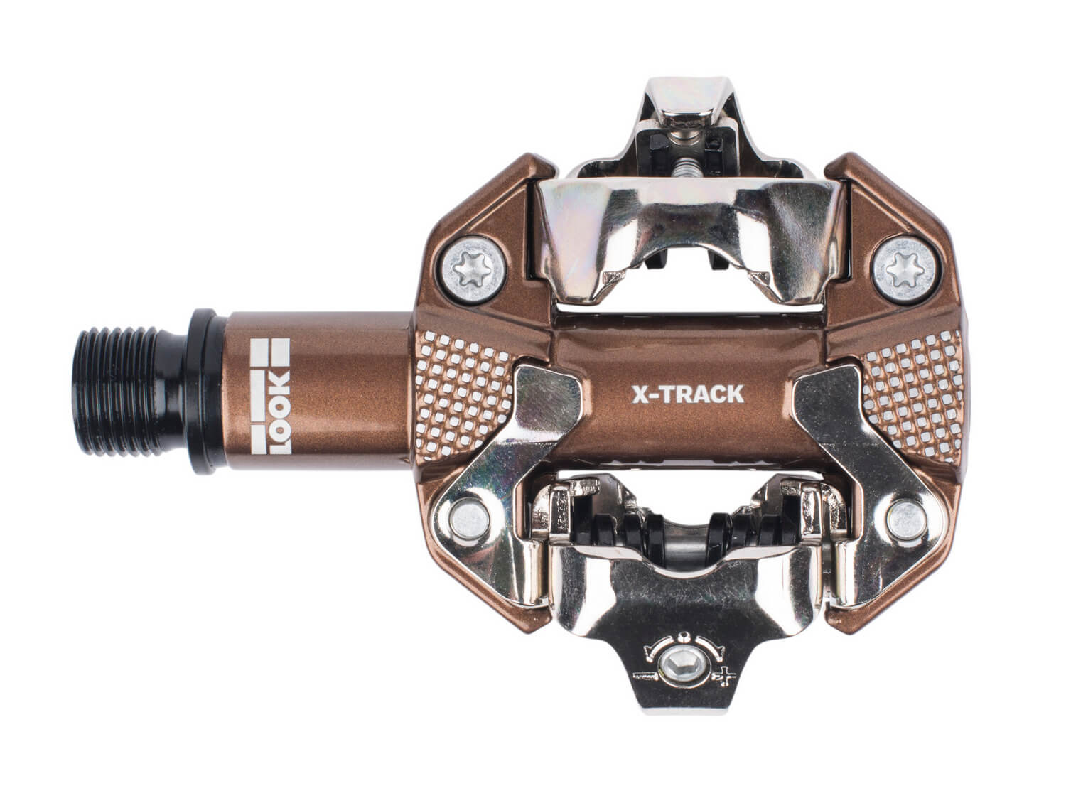 Педаль Look X-TRACK GRAVEL EDITION алюминий, ось chromoly 9/16", бронзовая фото 
