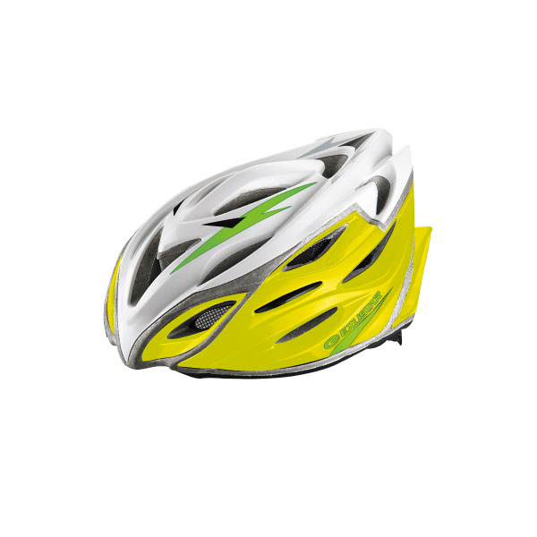 Шлем EXUSTAR BHR104-1 22 отверстия регулятор размер L 59-60 см желтый фото 