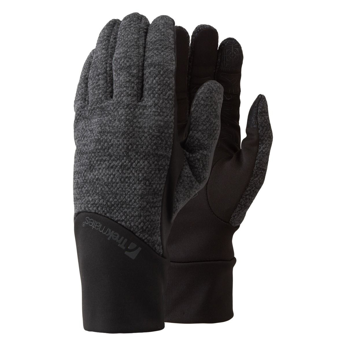 Перчатки Trekmates Harland Glove TM 004141 Dk Grey Marl, размер XL, серые фото 