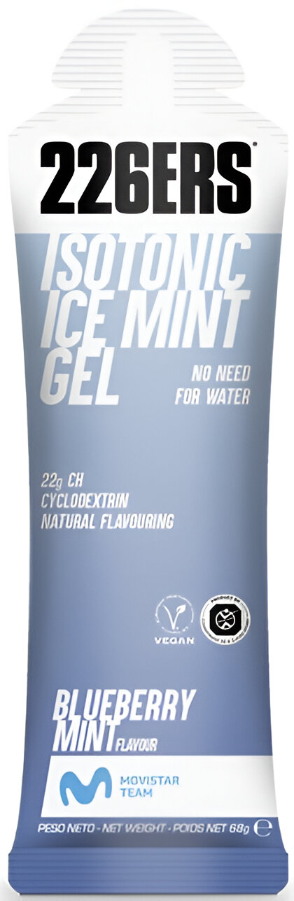 Гель 226ERS Isotonic Energy Ice 22г вуглеводів м'ята чорниця 68г фото 