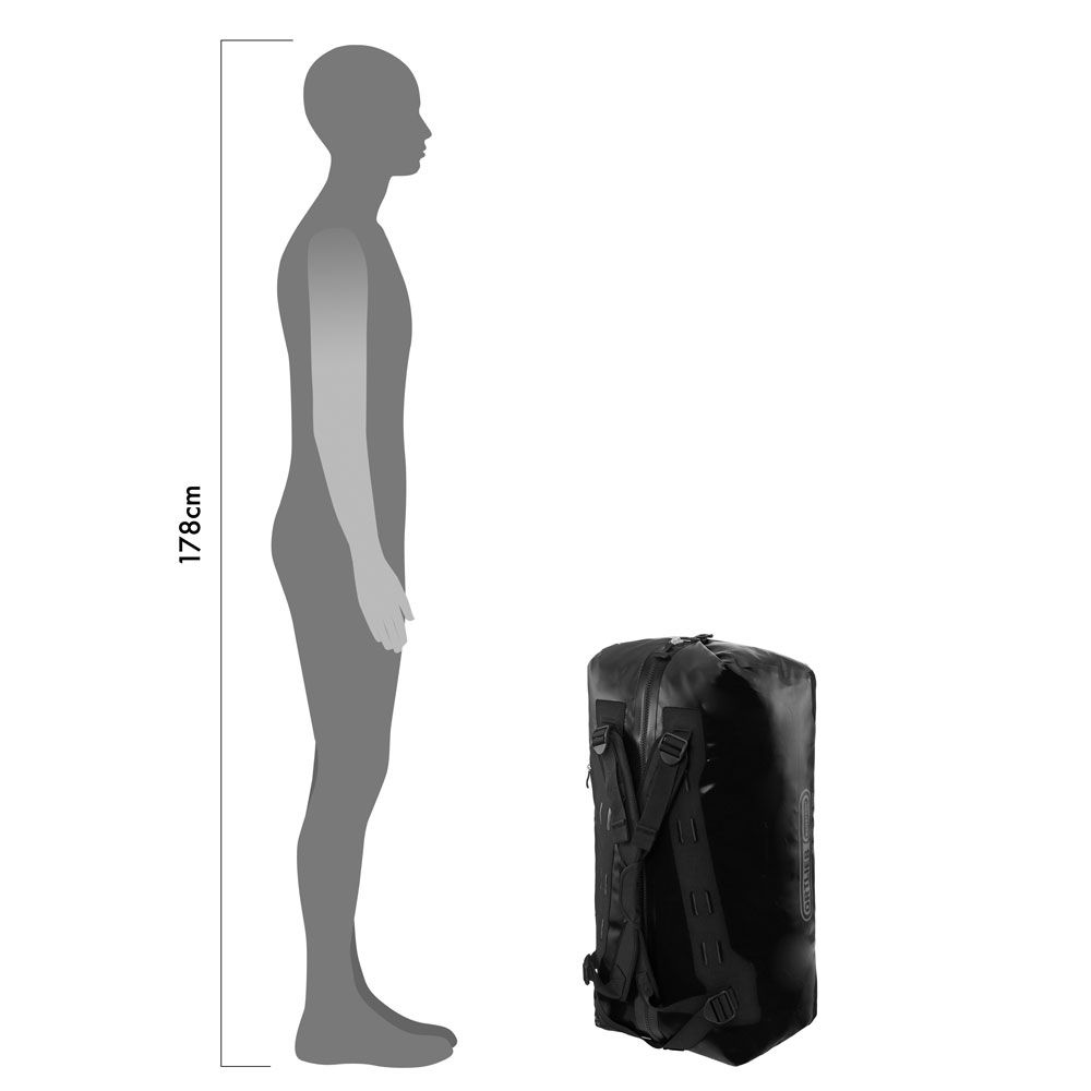 Гермобаул-рюкзак Ortlieb Duffle black, 85 л фото 5