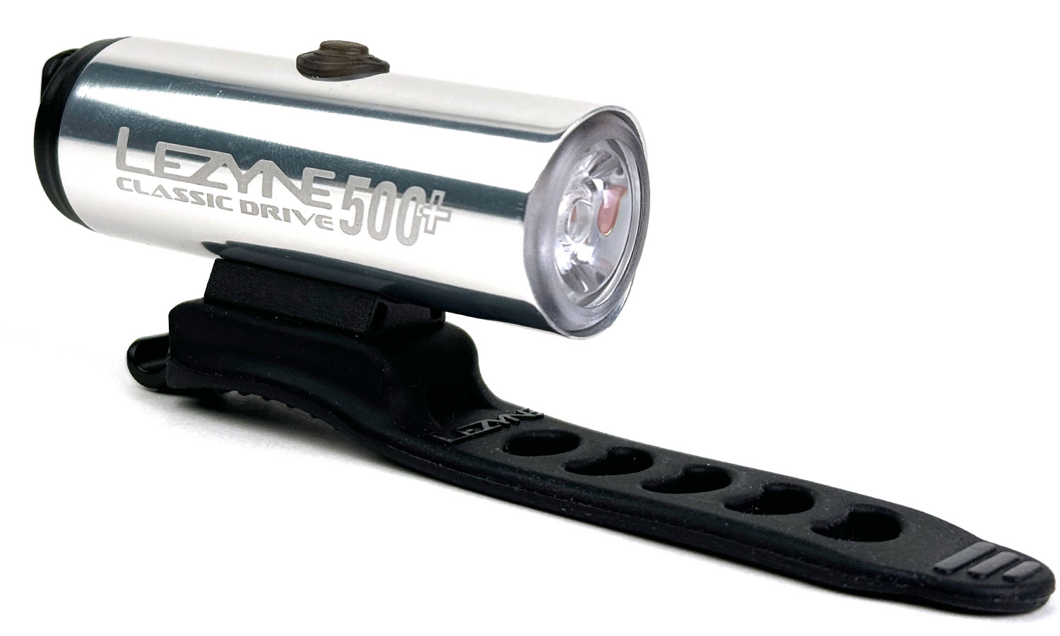 Фара передня Lezyne CLASSIC DRIVE 500+, 500 люмен, 6 режимів, срібляста фото 